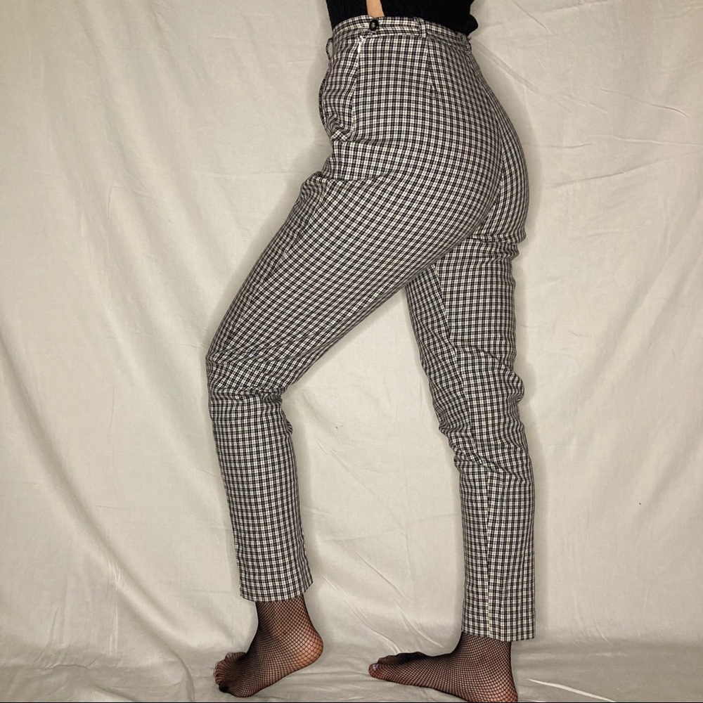 HI RISE GINGHAM GOLF PANTS